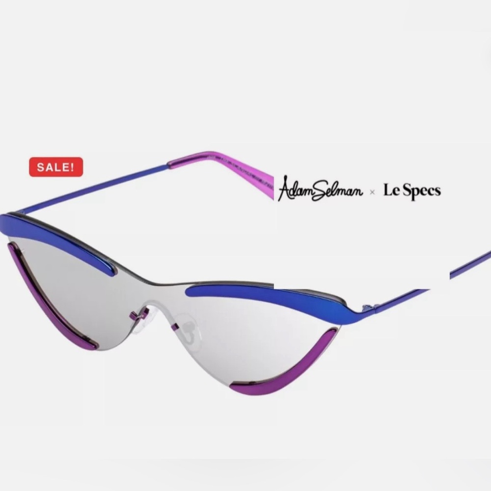Adam Selman x le specs the scandal sunglasses mirrored sunglasses